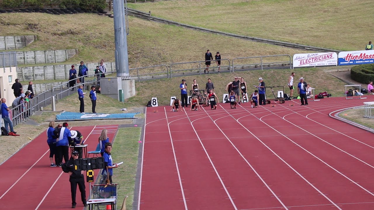 Mens 100m Dash B Race