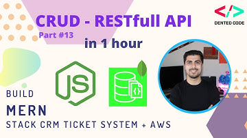 Build A Node REST API [2020] - Ticket CRUD Backend RESTfull API  - #13 Build MERN Stack CRM System