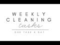 Weekly Cleaning Tasks | CLEAN MAMA