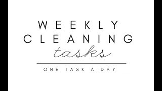 Start Here. - Weekly Cleaning Tasks - Clean Mama