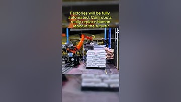 Factories will be fully automated. Can robots really replace human labor in the future?#robot#work