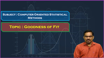LEC11| Computer Oriented Statistical Methods| Goodness of Fit Test  by Dr. N. CH. Ramgopal