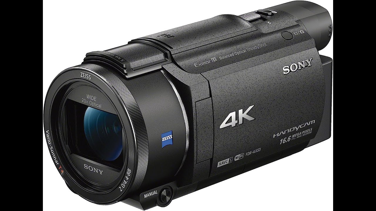This is a review of Sony's FDR-AX45 digital 4K video camera