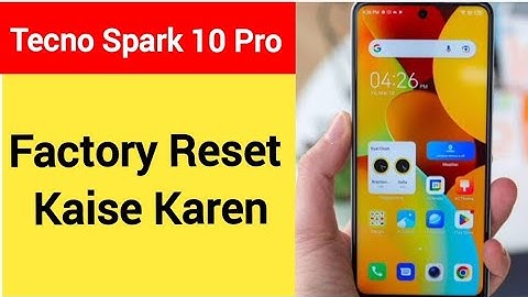 How to erase all data without frp lock, Tecno Spark 10 pro me factory reset kaise karen, factory res