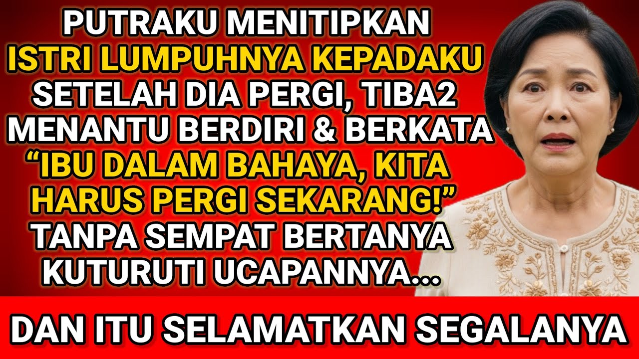 Menantuku yang Lumpuh Menyelamatkanku — Baru Kutahu Anakku Sendiri Ternyata...