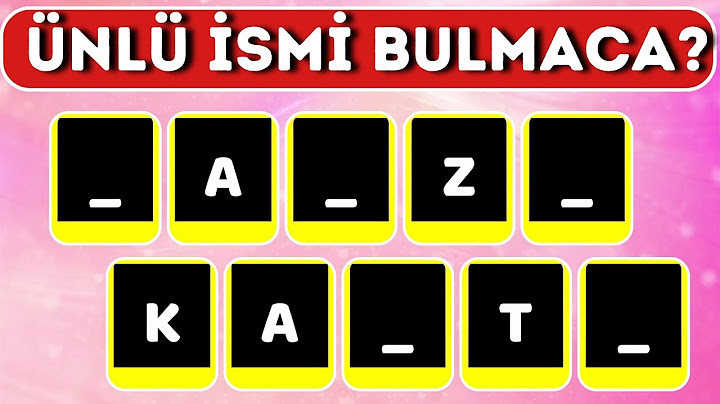Ünlü FENOMEN İsim Bulmaca Challenge! 🔍🤔 İsim BULMACA Oyunu ⭐
