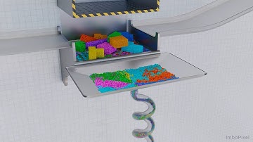 Crushing Tetris with Hydraulic Press. Simulation [19]