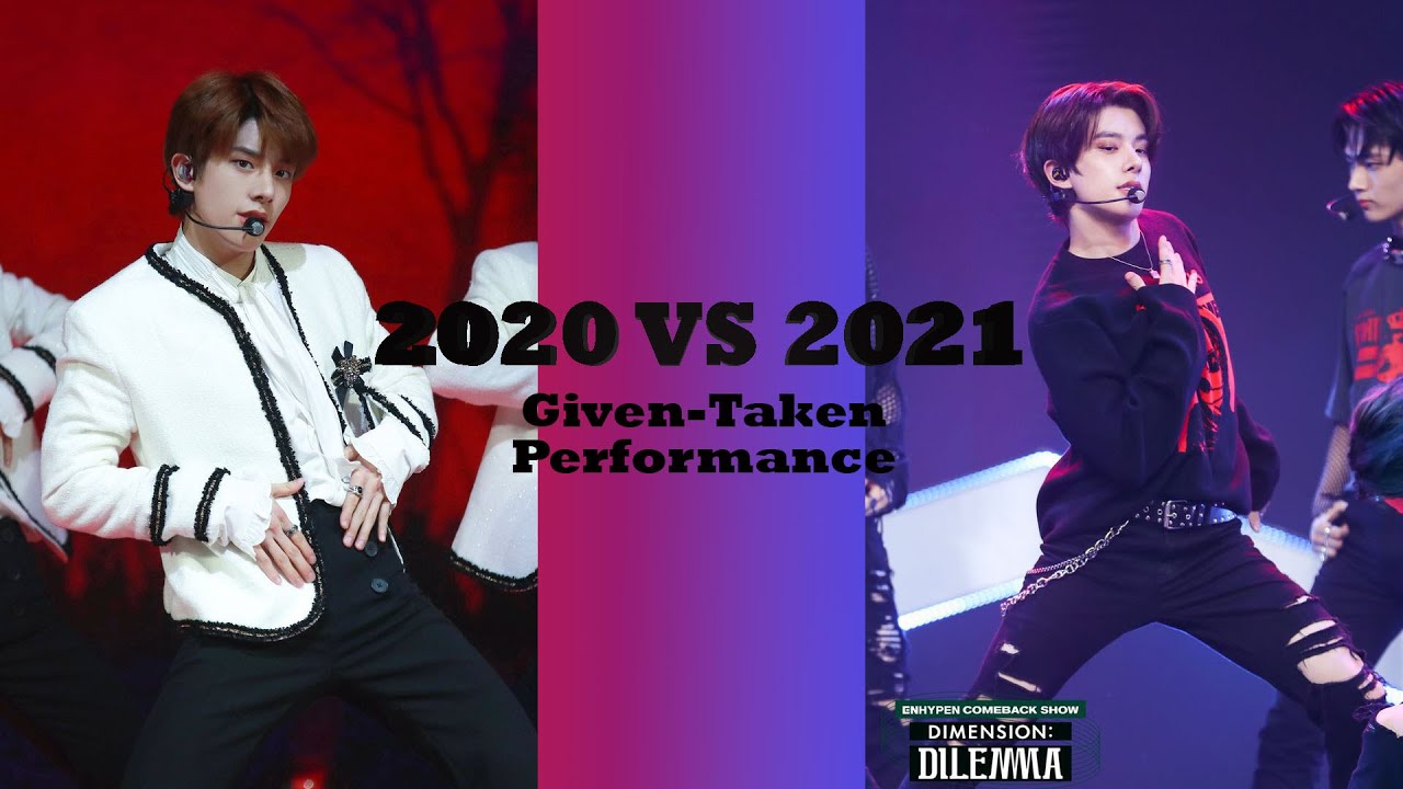 How much Enhypen Jake Improved in 1 year? (Given-Taken Dance Comparison)