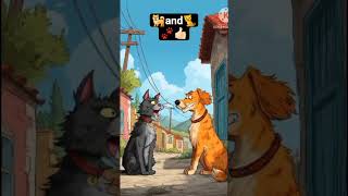 Cat &amp; Dog Best Friends 🐱🐾🐶 #shorts, #educational, #cartoon, #ai, #like.