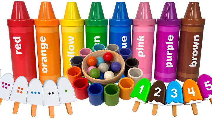 Best Learn Numbers, Counting, Shapes with Ice Cream Toys | Preschool Toddler Learning Toy Video