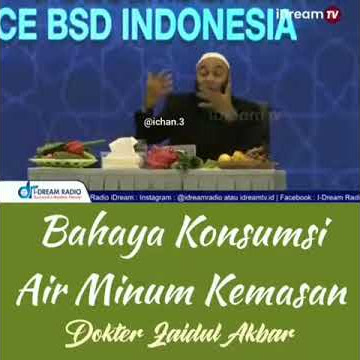 Zaidul Akbar : Bahaya Air minum Kemasan