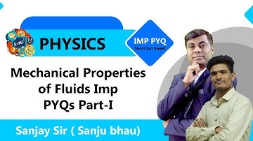 Mechanical Properties of Fluids IMP PYQs Part -I