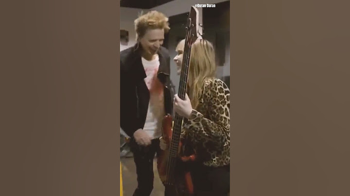 John Taylor's gift🎸for Vic!#victoriadeangelis#duranduran