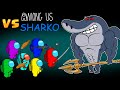 Among Us VS Sharko Monster - 어몽어스 VS 좀비 애니메이션 - Peanut Among Us Animation