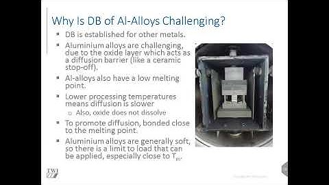 Diffusion Bonding of Aluminium Webinar