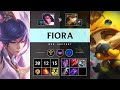 Fiora Support vs Teemo - EUW Master Patch 25.21