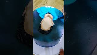 Portrait vector cake galaxy background