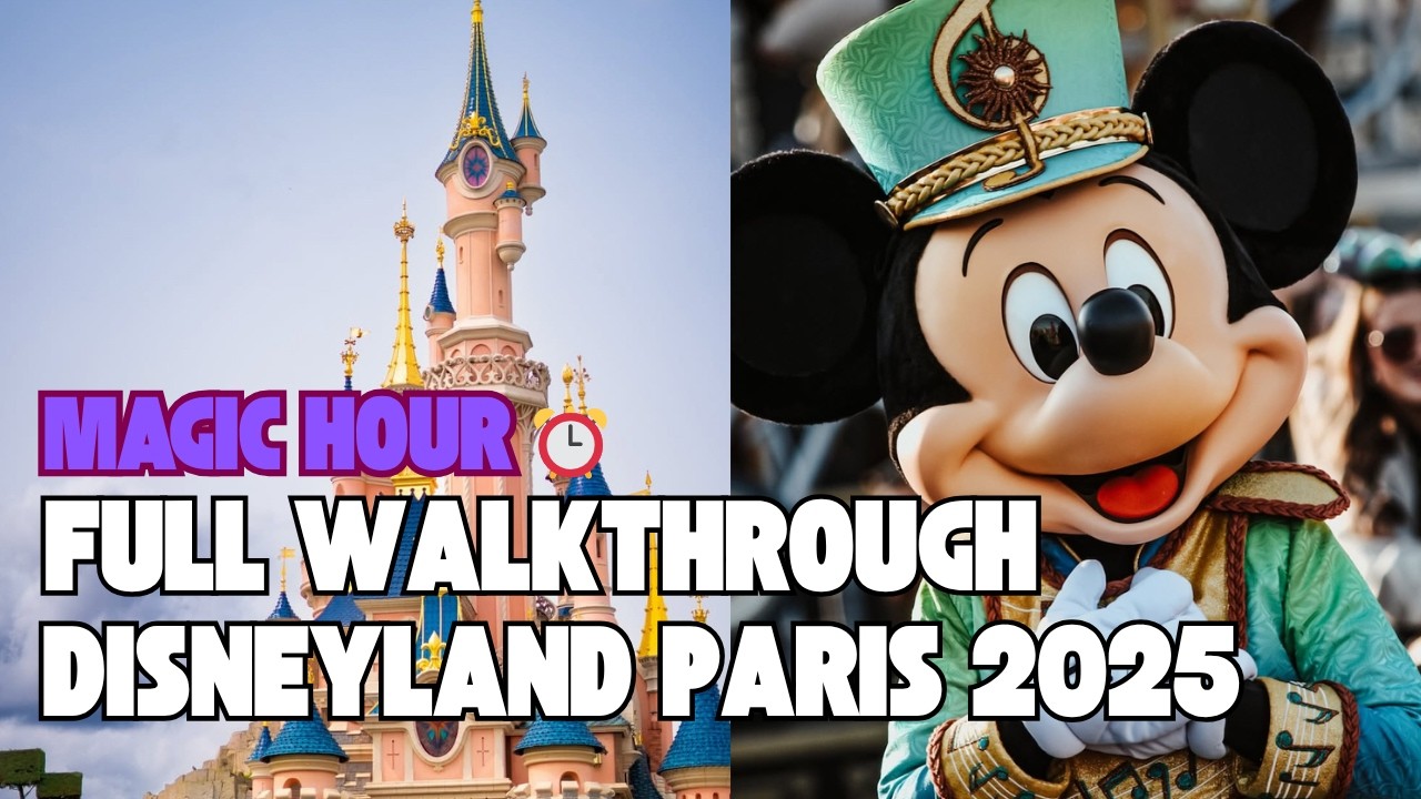 ✨ Experience Disneyland Paris at Magic Hour | Full Park Tour | August 2025 | Disney Mouse Moments