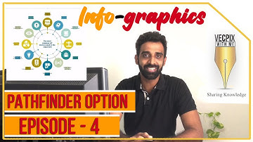 infographics in Illustrator | Episode - 4 | Pathfinder Option | Illustrator tutorial
