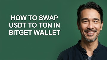 How To Swap Usdt To Ton In Bitget Wallet - KevinHowTo