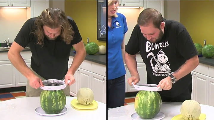 Testing the Westmark Melon Slicer