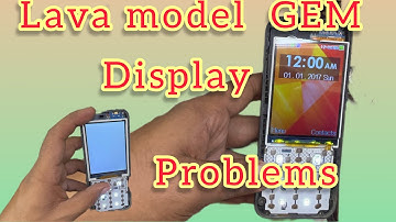 Lava GEM display white problem || change display #viral #viralvideo #lava