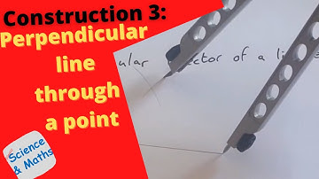 Construction 3 Leaving Cert Maths: Perpendicular Line Through a Point