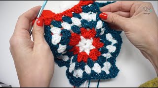 Calza Della Befana All Uncinetto - Tutorial Facilissimo Anche Per Principianti - Granny Square