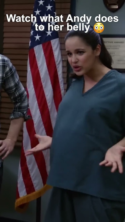 when melissa fumero was ACTUALLY pregnant on Brooklyn Nine-Nine | #Shorts | Comedy Bites