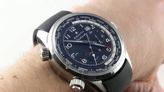 Zenith Pilot Doublematic El Primero Alarm/World Time/Chronograph  03.2400.4046/21.C721 Luxury Watch - YouTube
