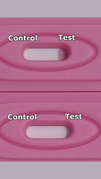 Positive Pregnancy TEST vs Negative in 30 SECONDS Time Lapse #shorts