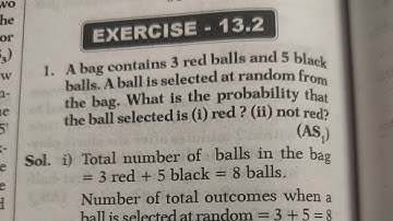 10th class Maths 13. Probability, EXERCISE-13.2 guide answers full video