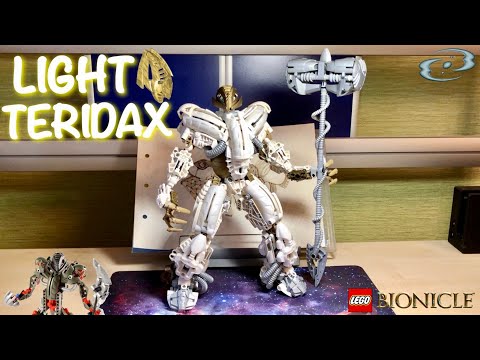 LEGO BIONICLE TITAN REVIEW - LIGHT TERIDAX FROM AN ALTERNATE UNIVERSE / LEGO LIGHT TERIDAX