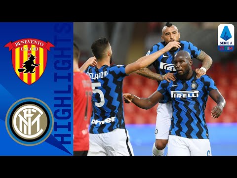 Benevento 2-5 Inter | Doppietta di Lukaku e il primo gol di Hakimi | Serie A TIM