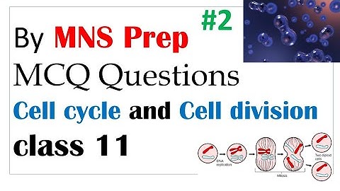 Cell cycle and cell division| Mcq questions| Part 2
