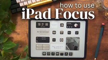 iPad Focus Mode Setup  Best Productivity Tool You