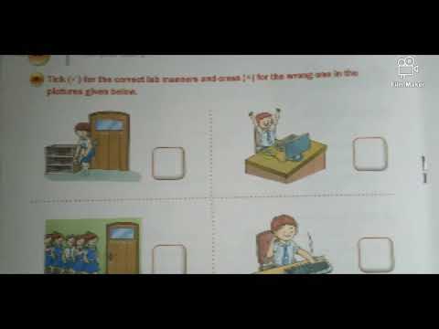 Computer lab manners for standard 1