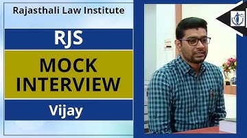 RJS Mock Interview For Students #RJS #mockinterview