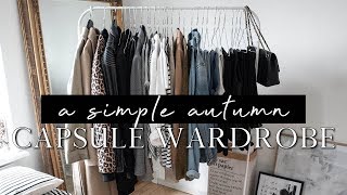 A simple autumn capsule wardrobe | 37 pieces