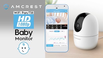 Amcrest Smart Home Wi-Fi Pan/Tilt Baby Monitor Camera Model No. ASH21