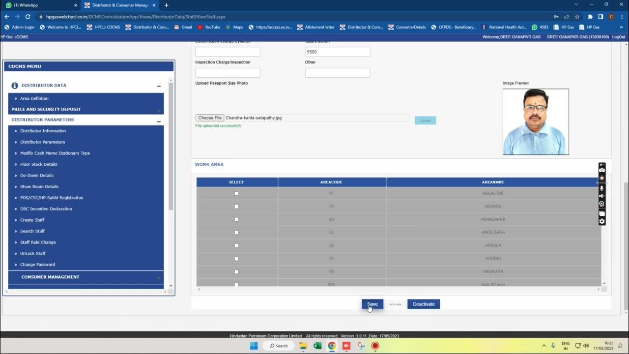 HP gas staff photos upload by cdcms YouTube