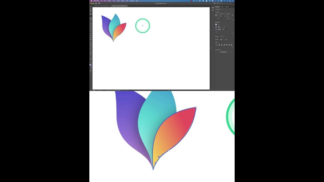 How to use Adobe Illustrator Gradient Tool and color library to Create ...