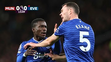 Footage of Idrissa Gana Gueye Slapping Michael Keane 😳 | Gana Gueye Red Card vs Manchester United 