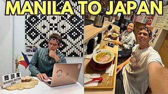 MANILA TO JAPAN! Working with my wife in Osaka (Philippines Products)