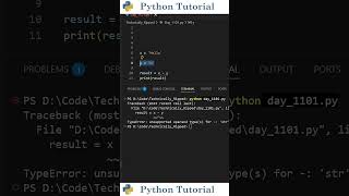 One Weird Rule About Python Strings | Python Tutorial