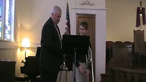 Sonny and Joshua Ausman trombone