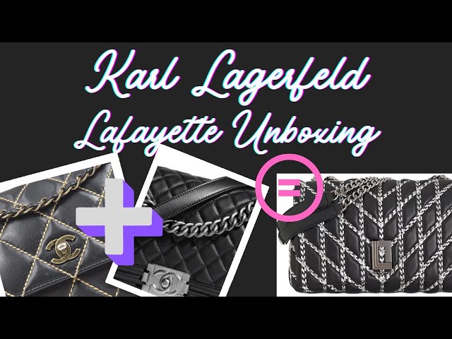 Unboxing- Karl Lagerfeld Lafayette-- Chanel look for less? 