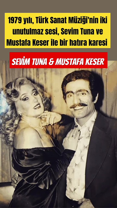 1979 yılı, Türk Sanat Müziği'nin iki unutulmaz sesi, Sevim Tuna ve Mustafa Keser ile hatıra karesi