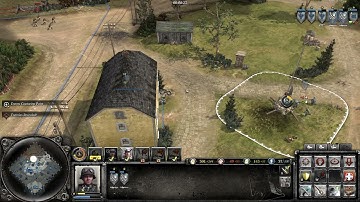 COH2 1v1 OKW vs Soviet Hard AI on Angoville