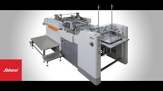 Sakurai Flat Bed Screen Press MF80VII